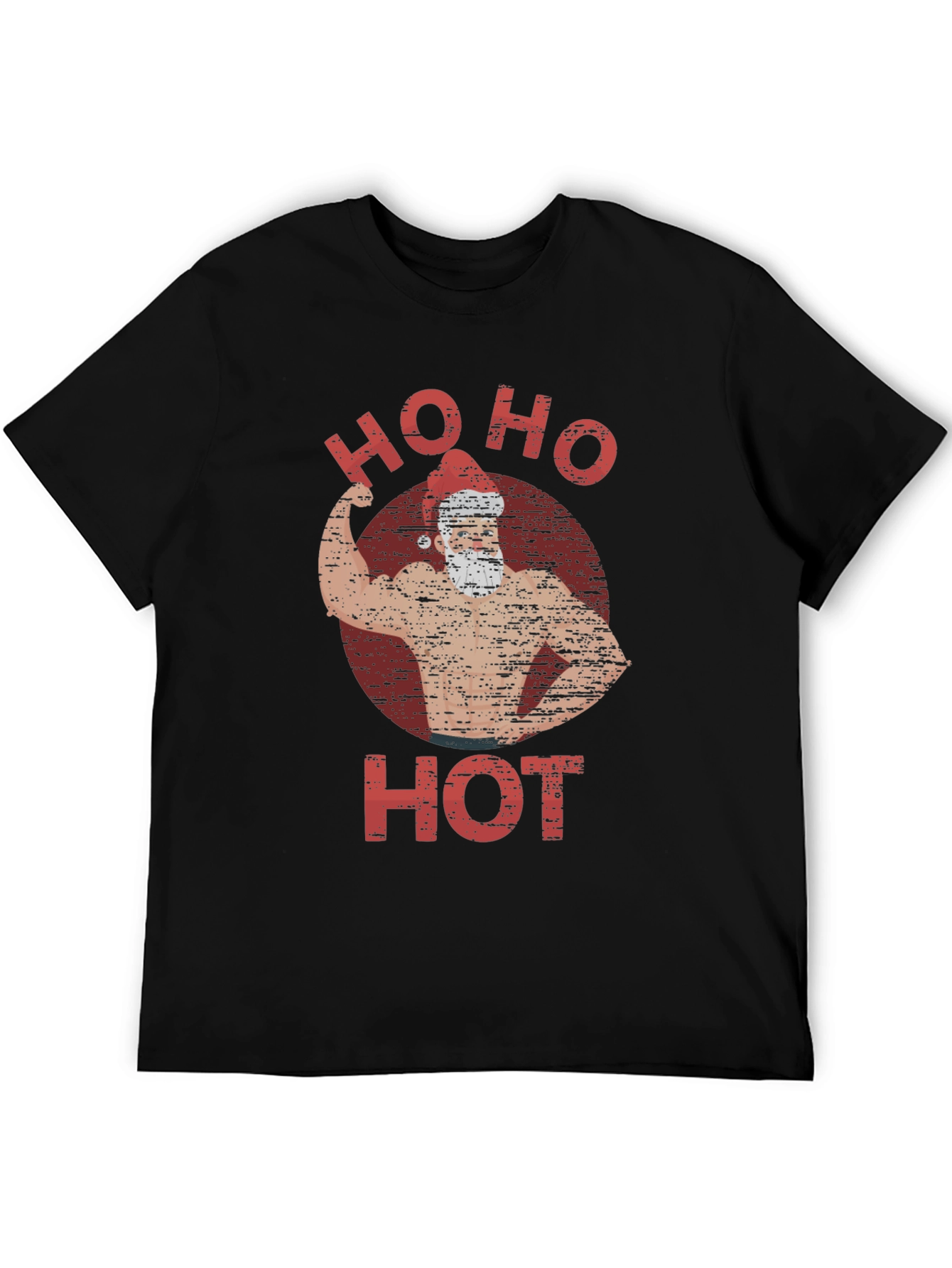 Ho Ho Hot Santa Muscle T-Shirt
