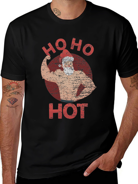 Ho Ho Hot Santa Muscle T-Shirt