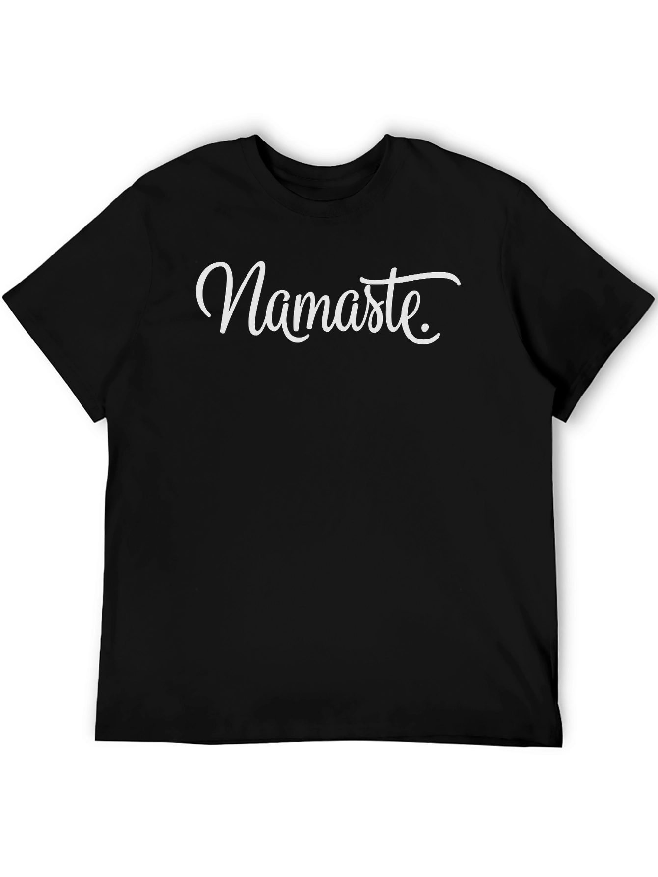 Namaste Graphic Tee - Stylish Black T-Shirt