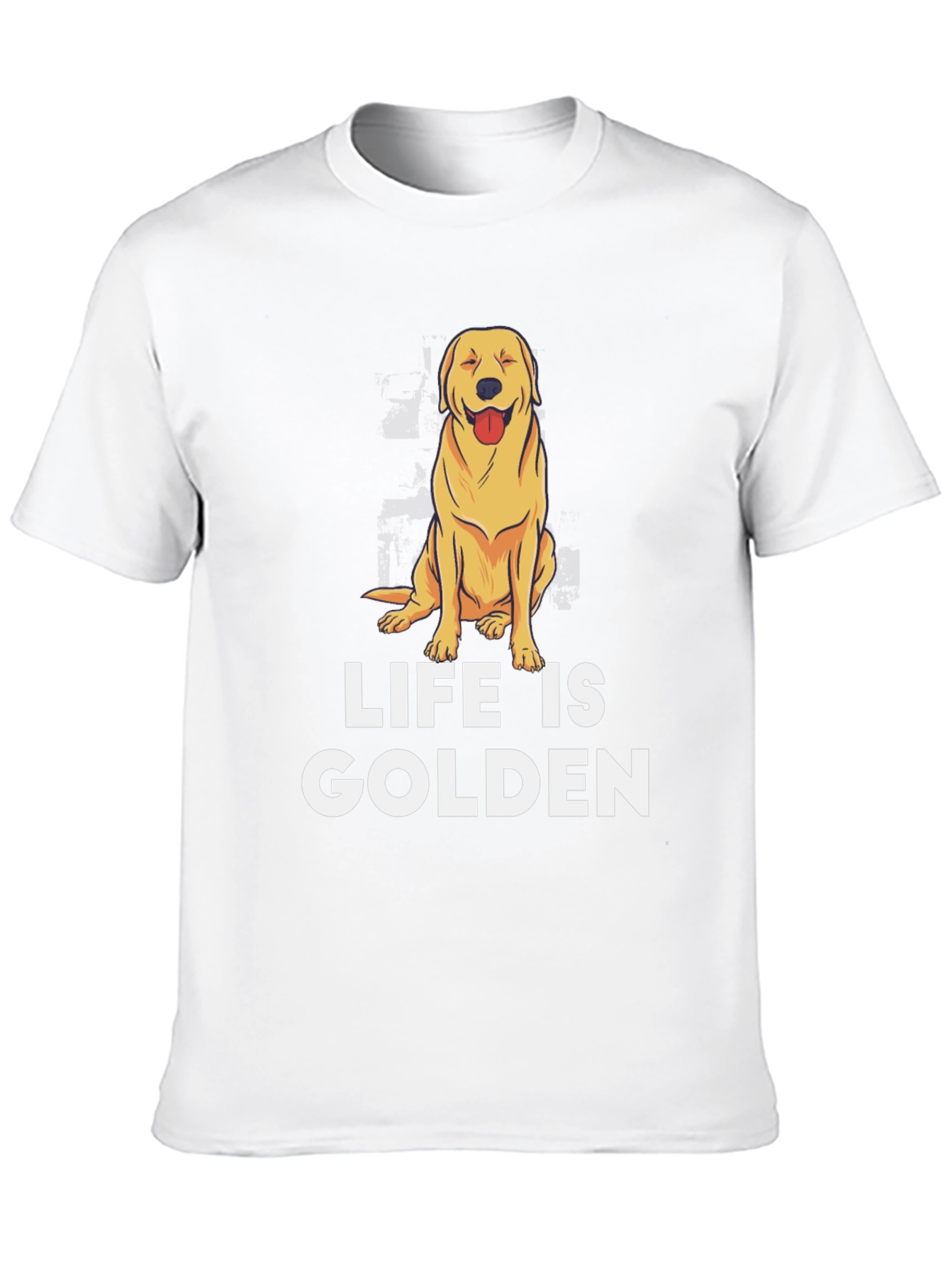 Life is Golden Retriever Graphic Tee