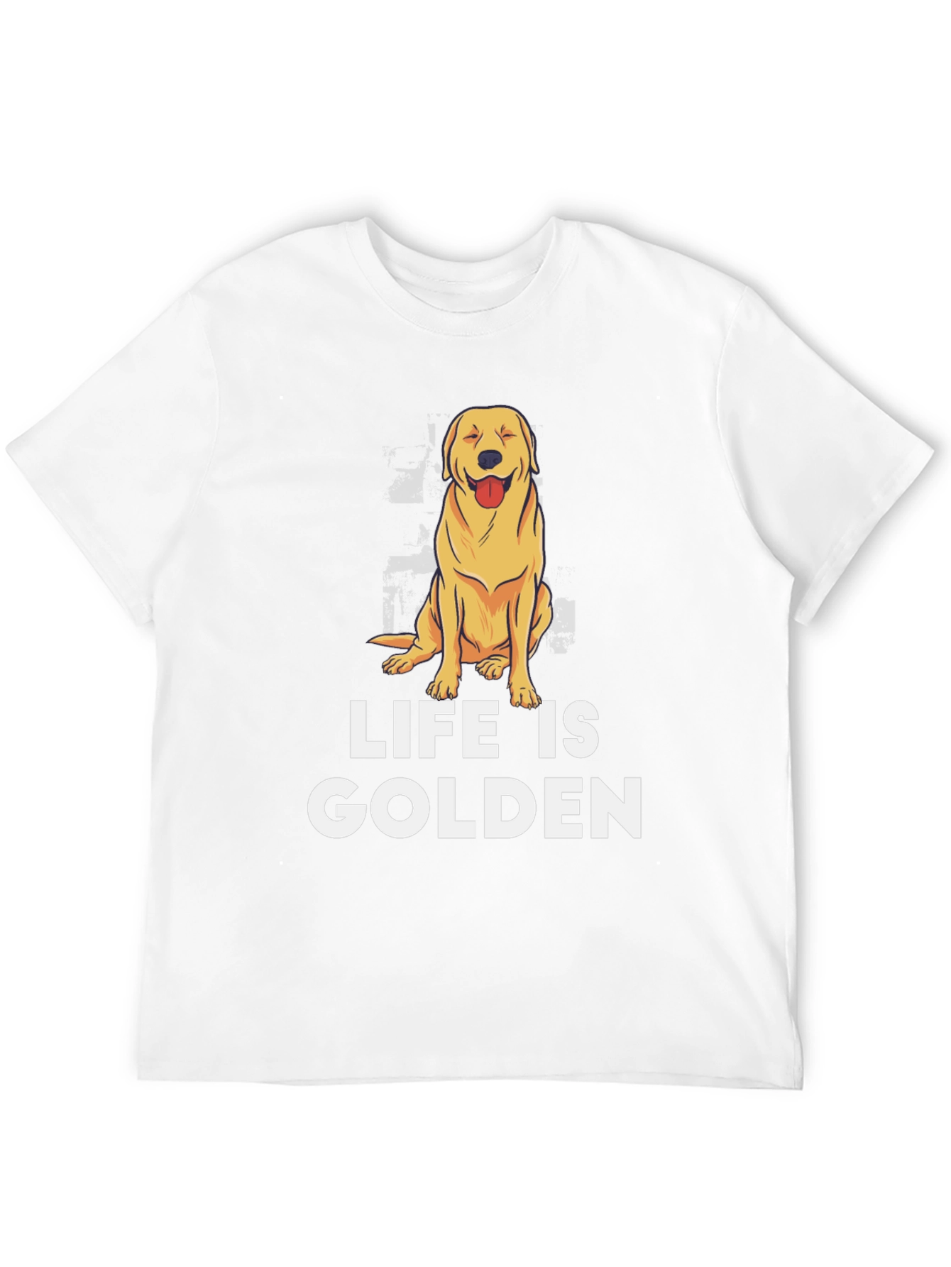 Life is Golden Retriever Graphic Tee