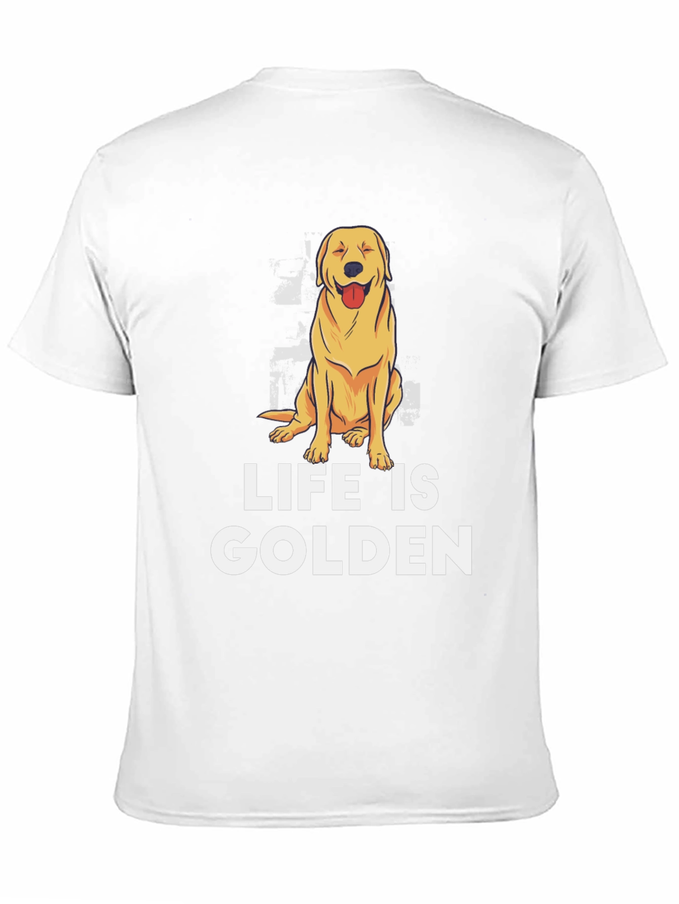 Life is Golden Retriever Graphic Tee