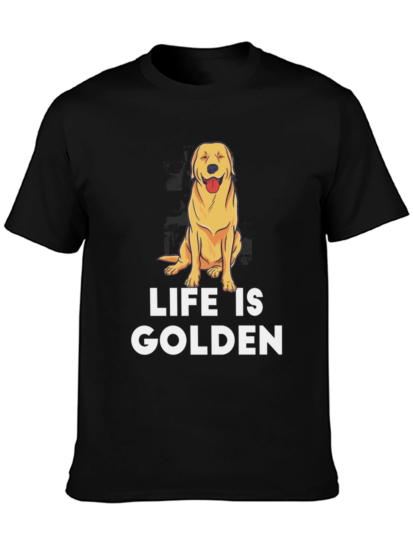 Life is Golden Retriever Graphic Tee