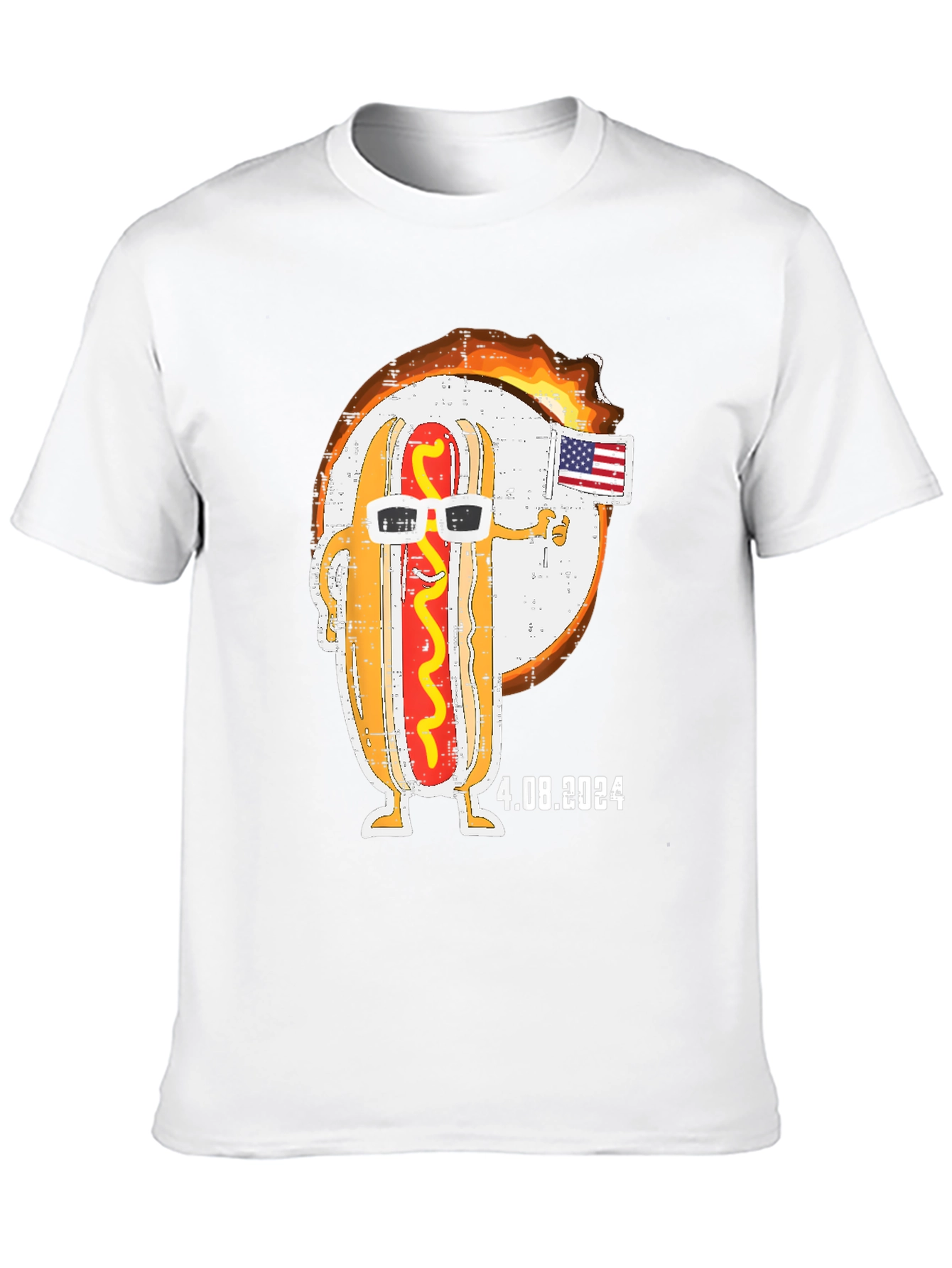Cool Hotdog 4th of July 2024 T-Shirt