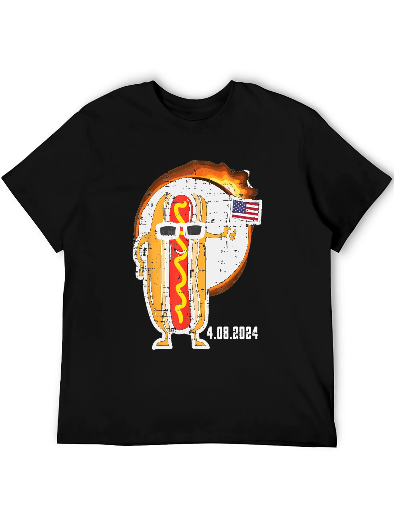Cool Hotdog 4th of July 2024 T-Shirt