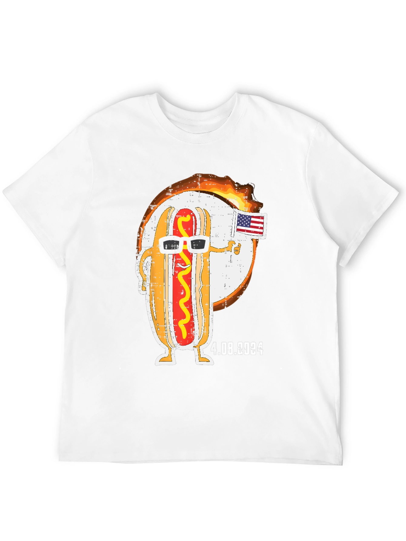 Cool Hotdog 4th of July 2024 T-Shirt