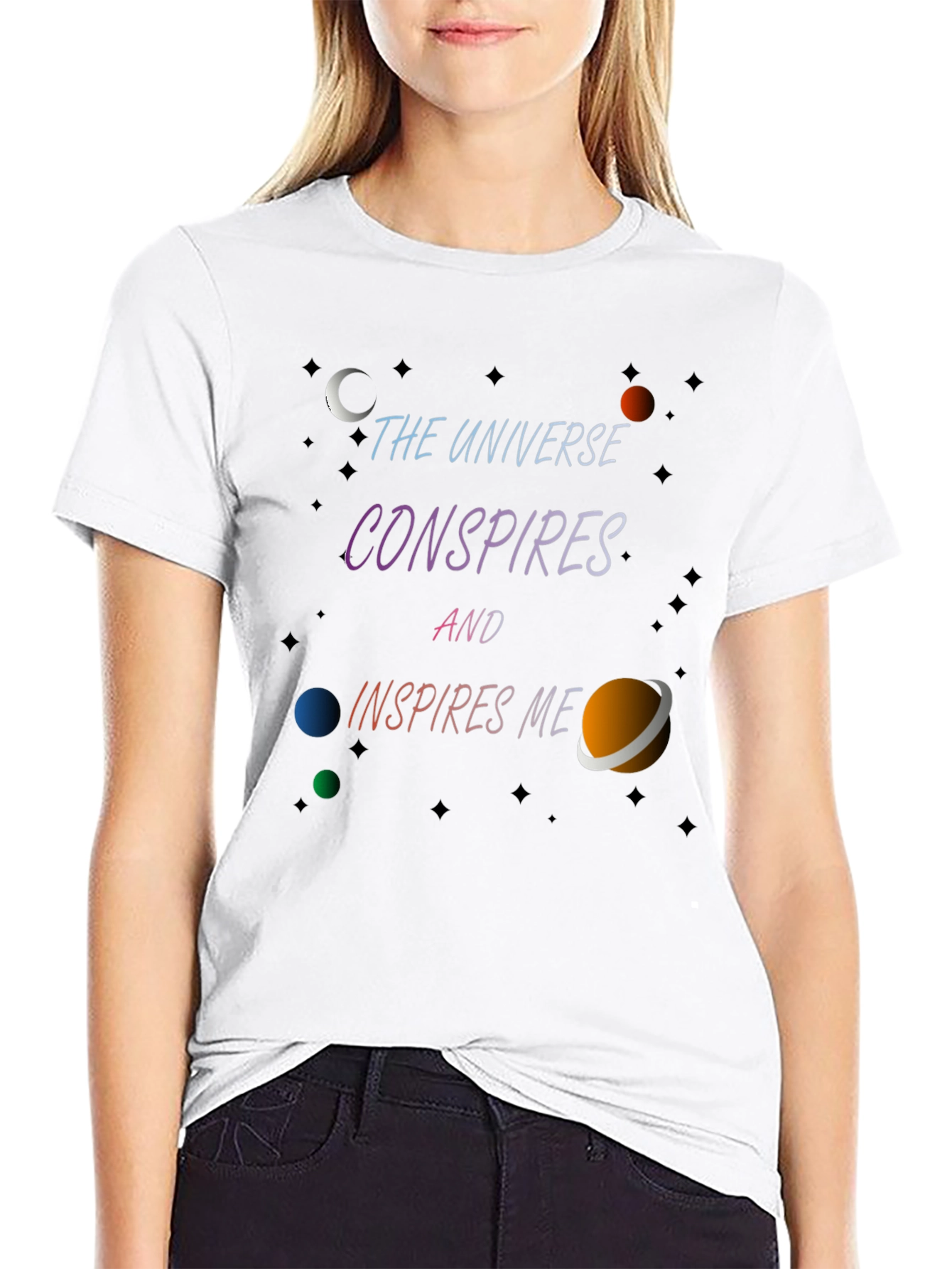 Universe Conspires T-Shirt - Inspiring Graphic Tee