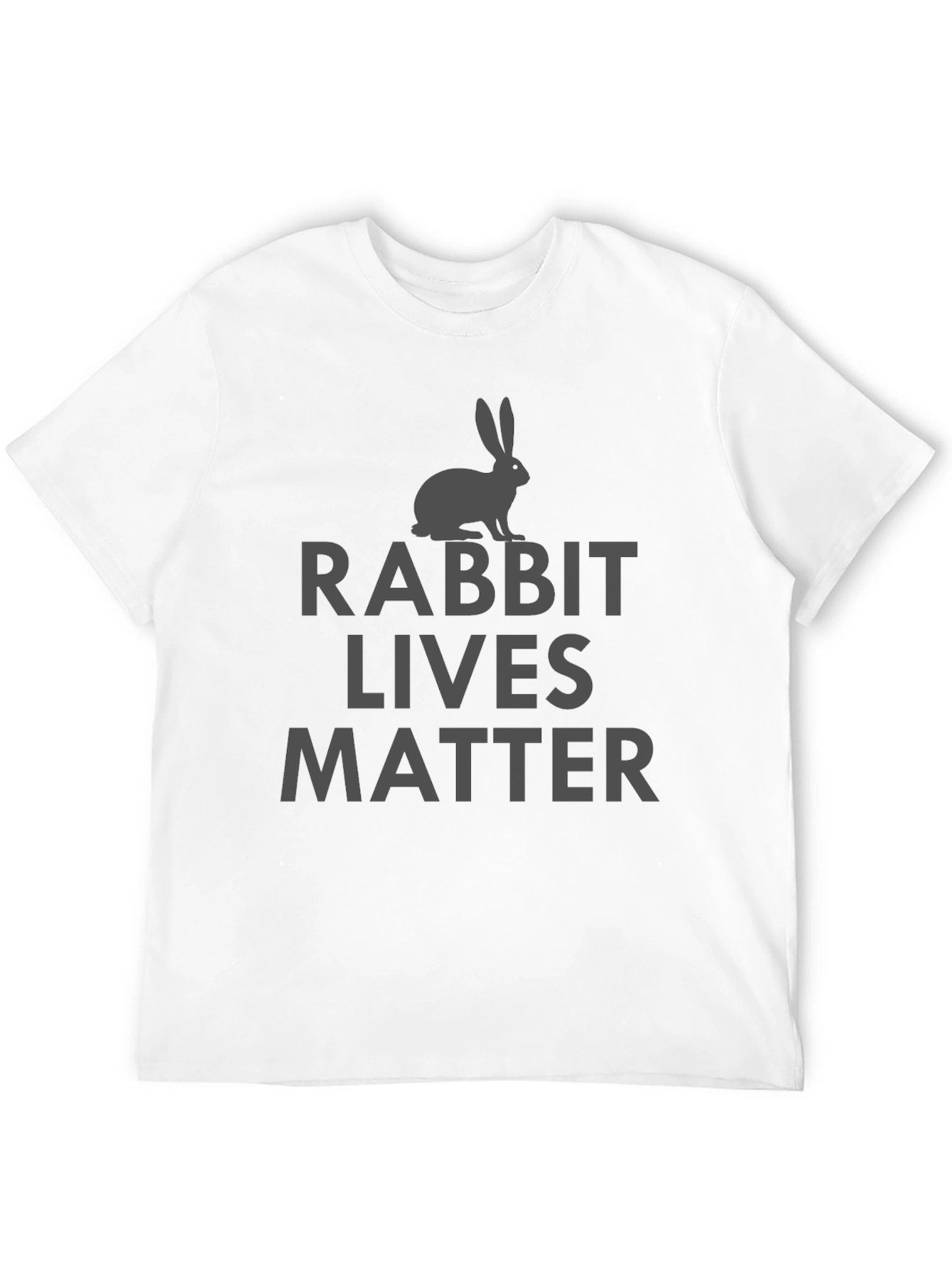 Rabbit Lives Matter Graphic Tee - Black