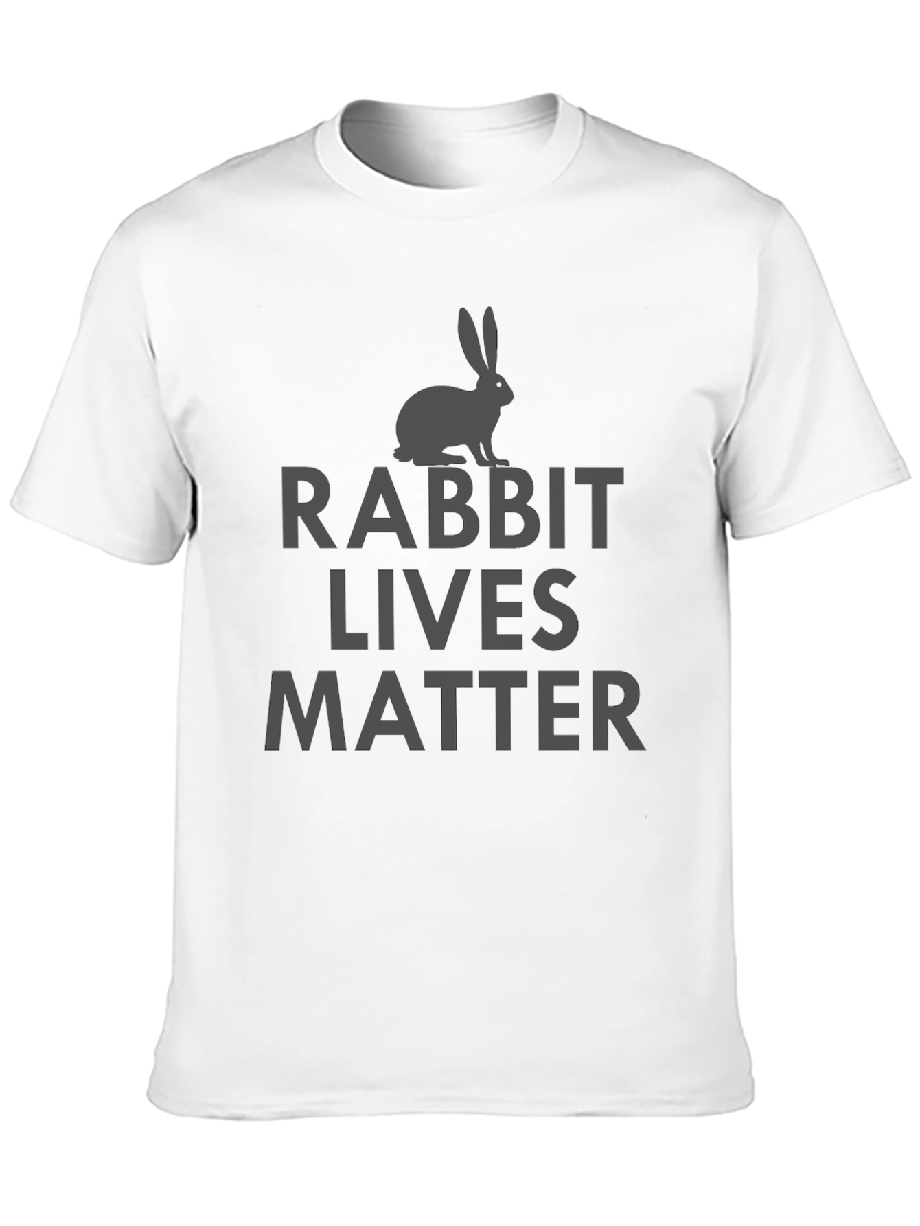 Rabbit Lives Matter Graphic Tee - Black