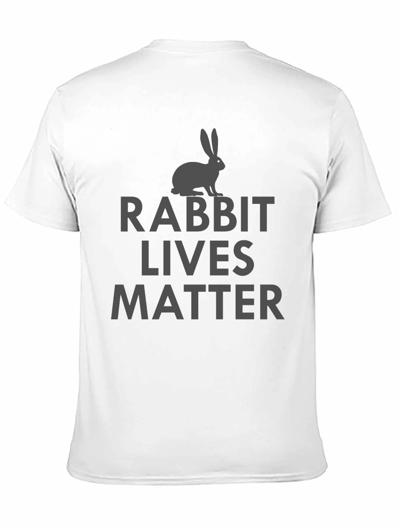 Rabbit Lives Matter Graphic Tee - Black