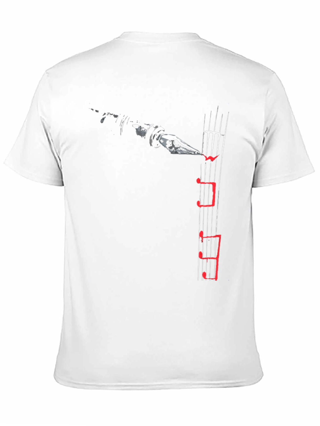 Musical Notes Graphic Print T-Shirt