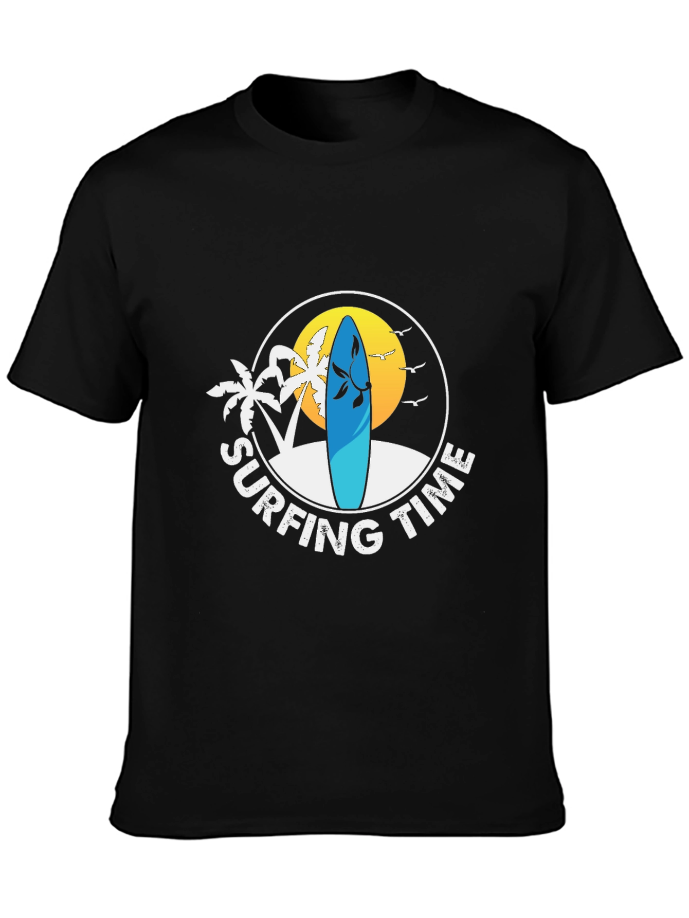 Surfing Time Graphic Tee - Beach Vibes
