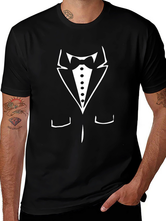 Tuxedo T-Shirt - Novelty Bowtie Design