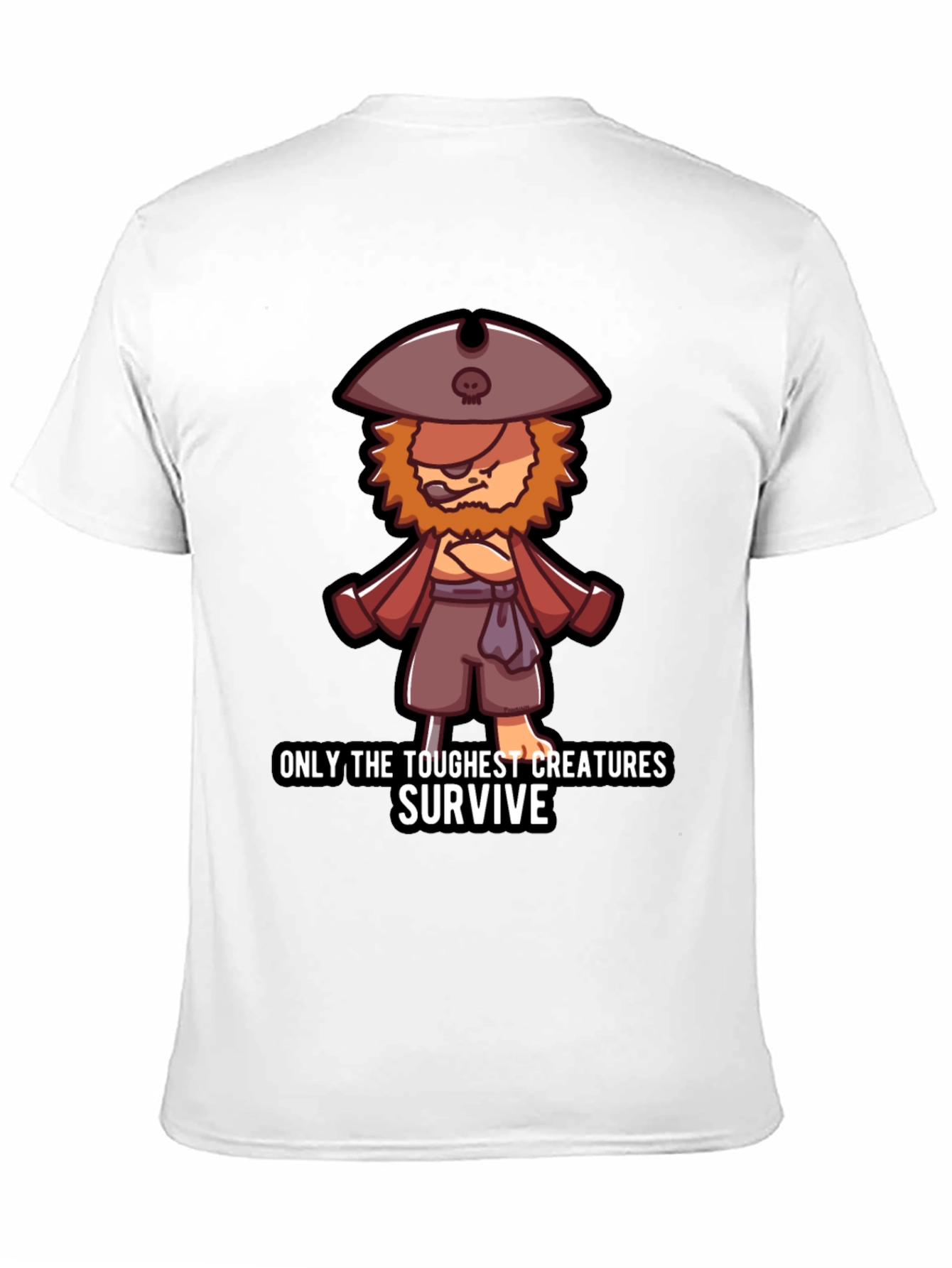 Toughest Creatures Pirate Cartoon T-Shirt