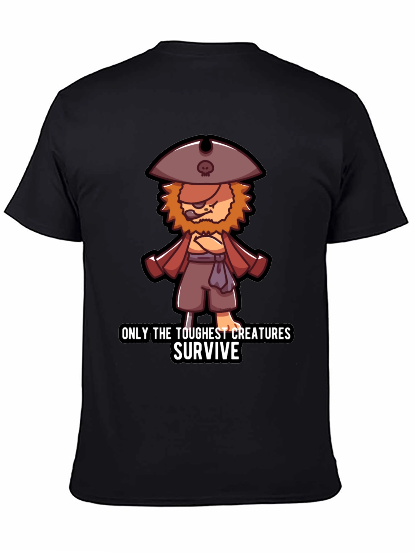 Toughest Creatures Pirate Cartoon T-Shirt