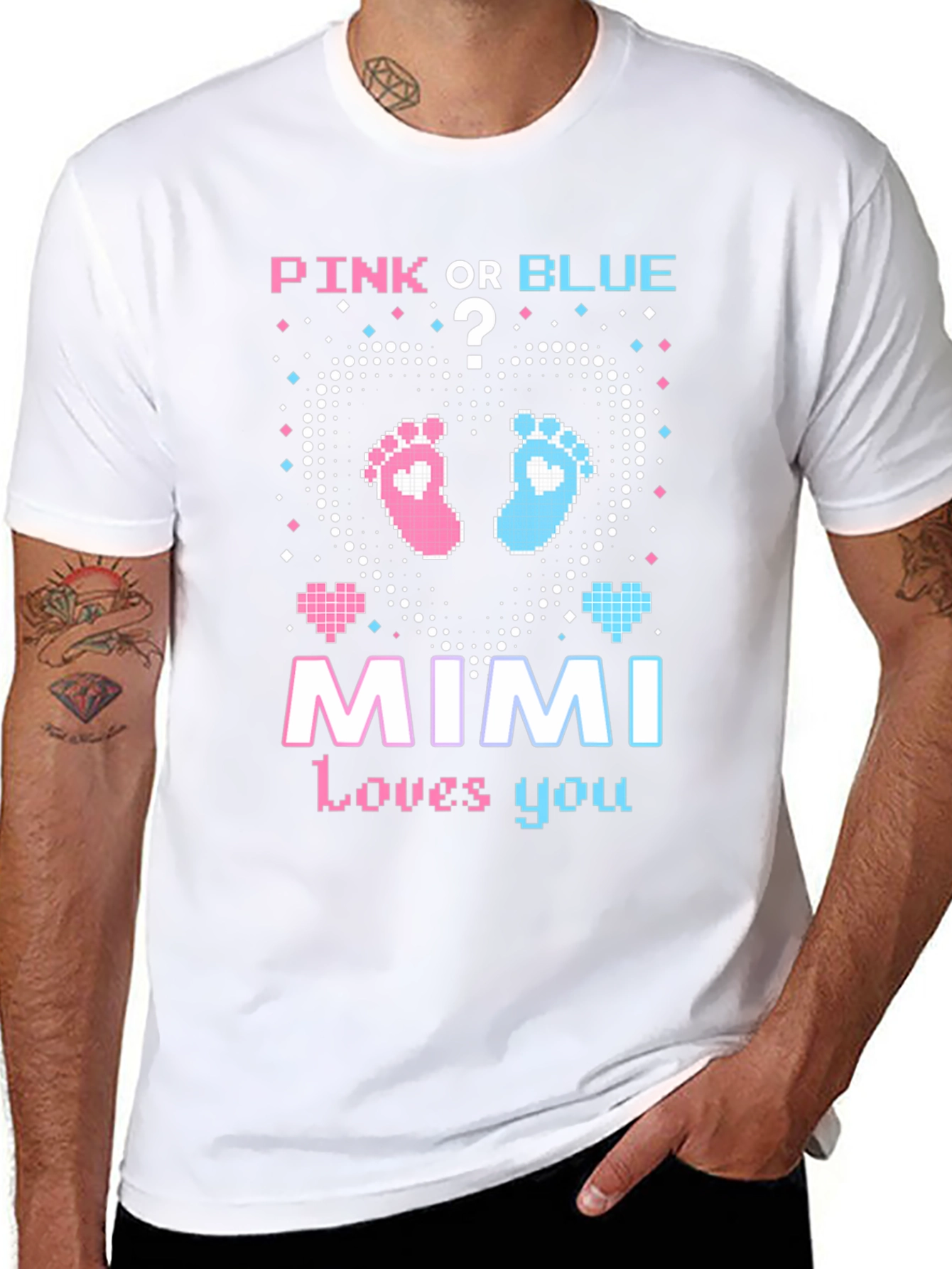 Pink or Blue Gender Reveal T-Shirt