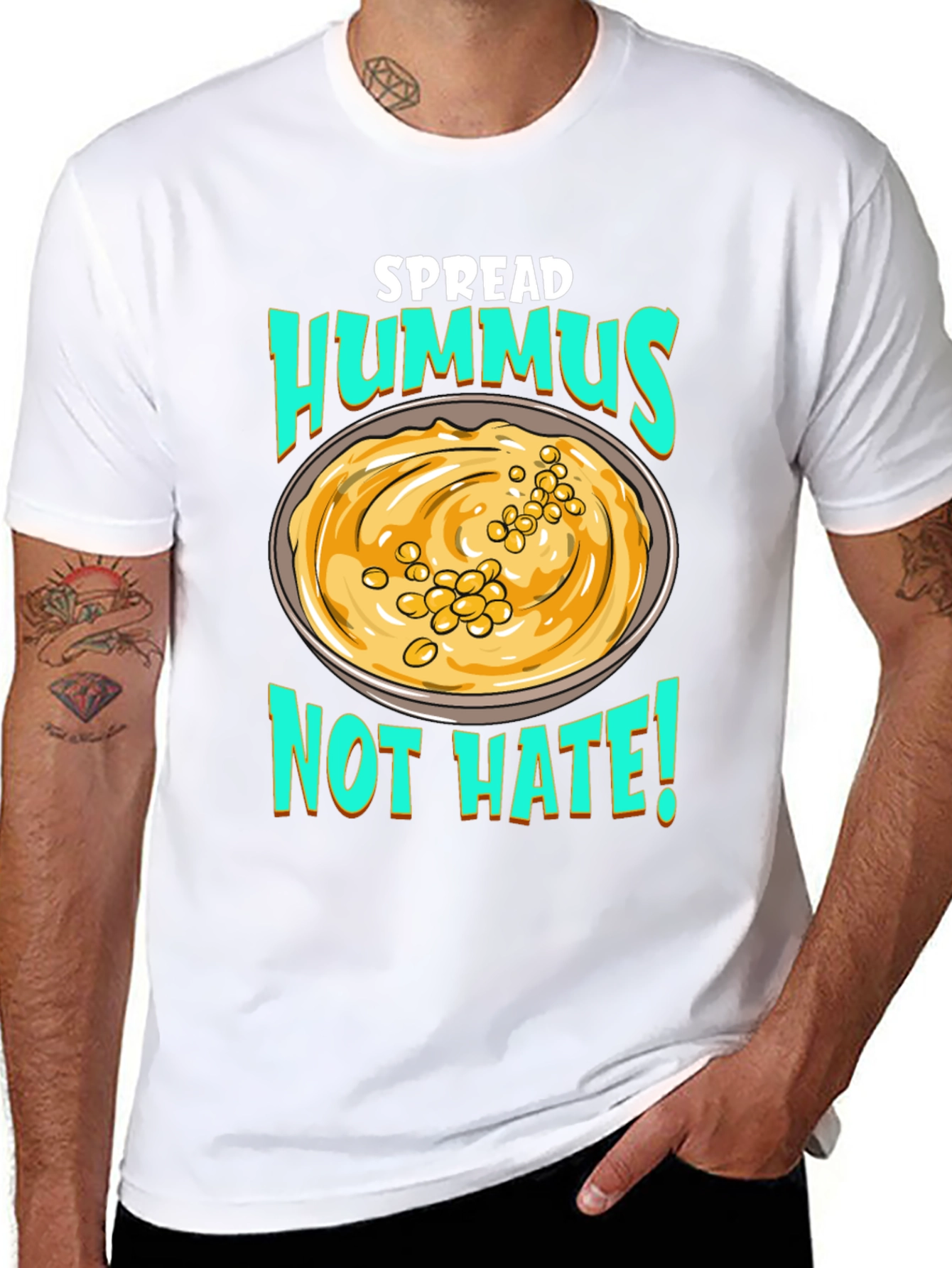 Spread Hummus Not Hate T-Shirt