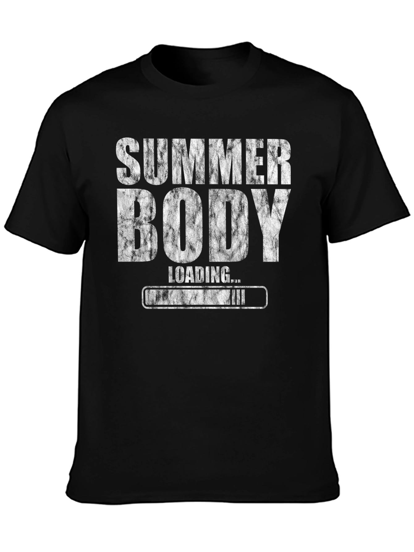 Summer Body Loading T-Shirt - Black Graphic Tee