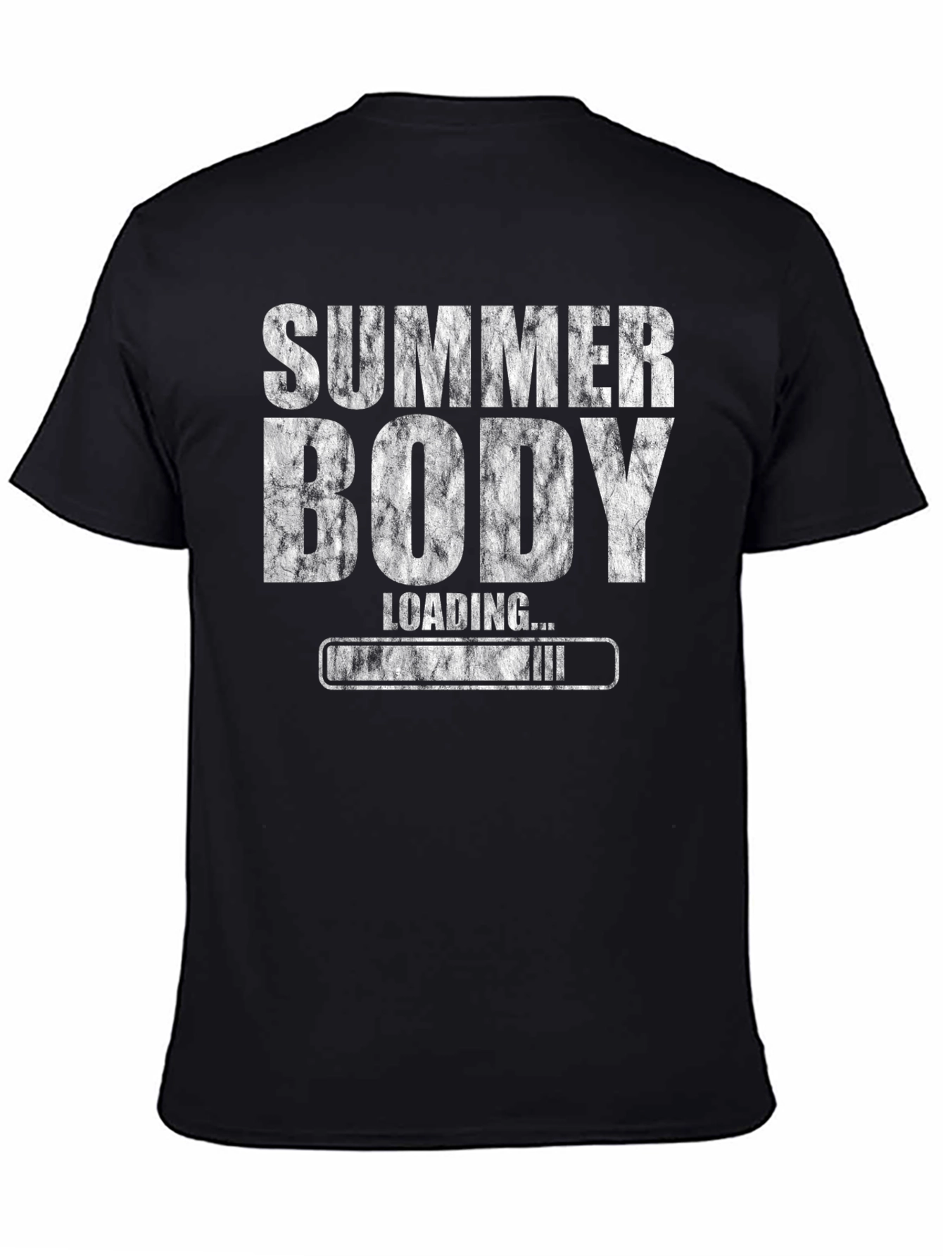 Summer Body Loading T-Shirt - Black Graphic Tee
