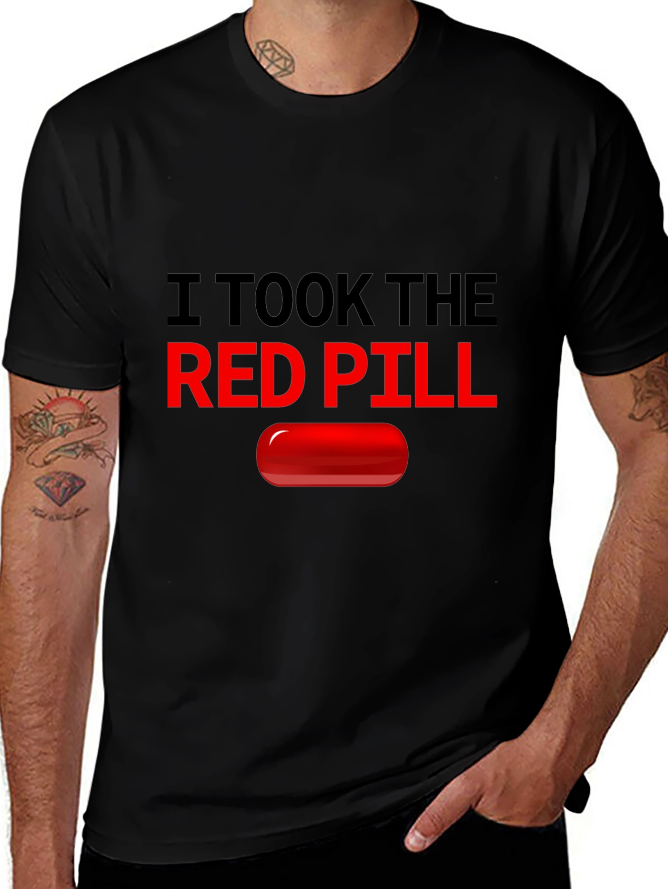 Red Pill T-Shirt - Truth Seeker Apparel