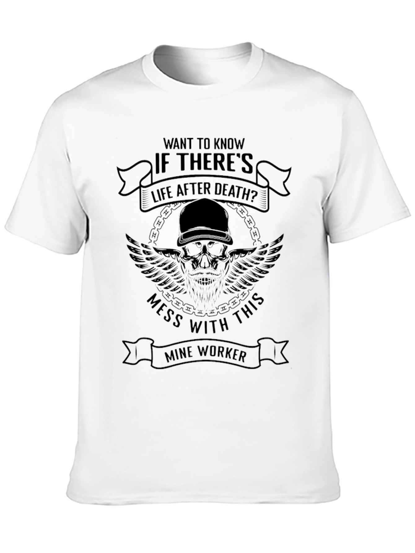 Mine Worker Graphic T-Shirt