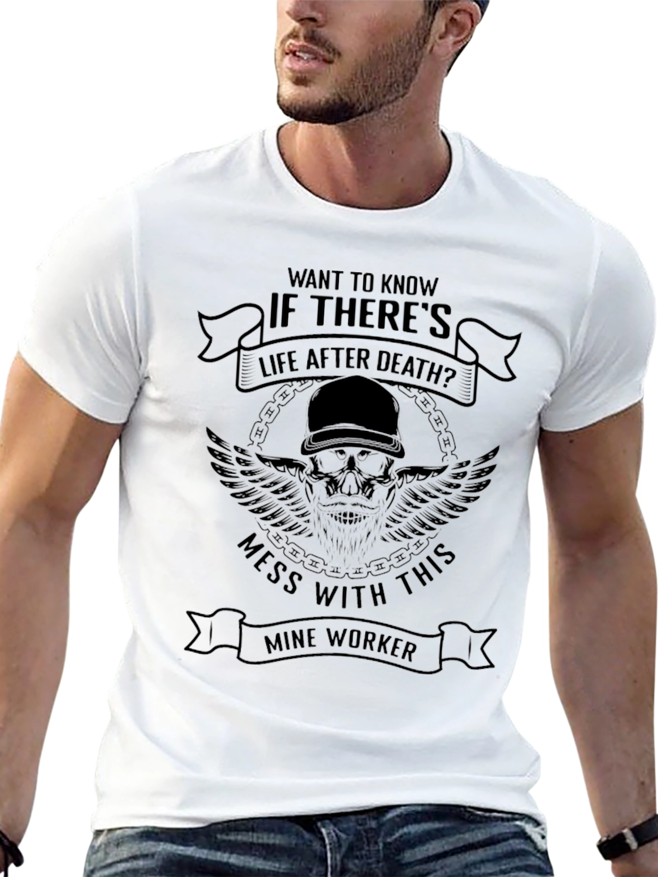 Mine Worker Graphic T-Shirt