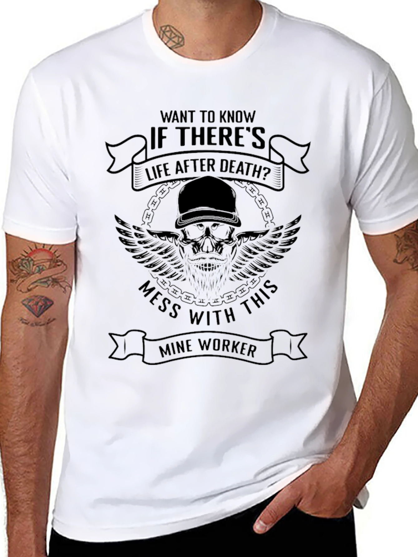 Mine Worker Graphic T-Shirt