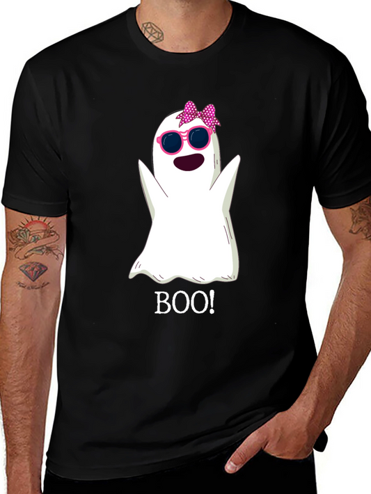 Spooky Cute Ghost Tee - Boo! Halloween Shirt