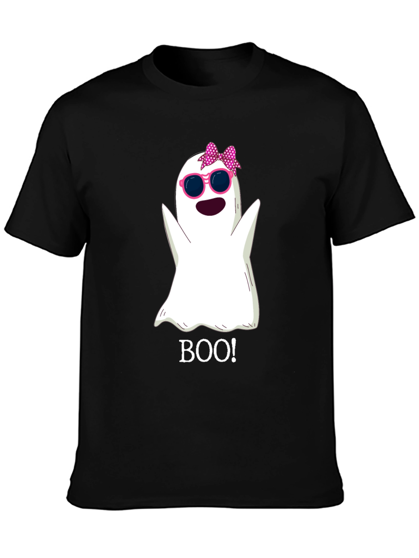 Spooky Cute Ghost Tee - Boo! Halloween Shirt