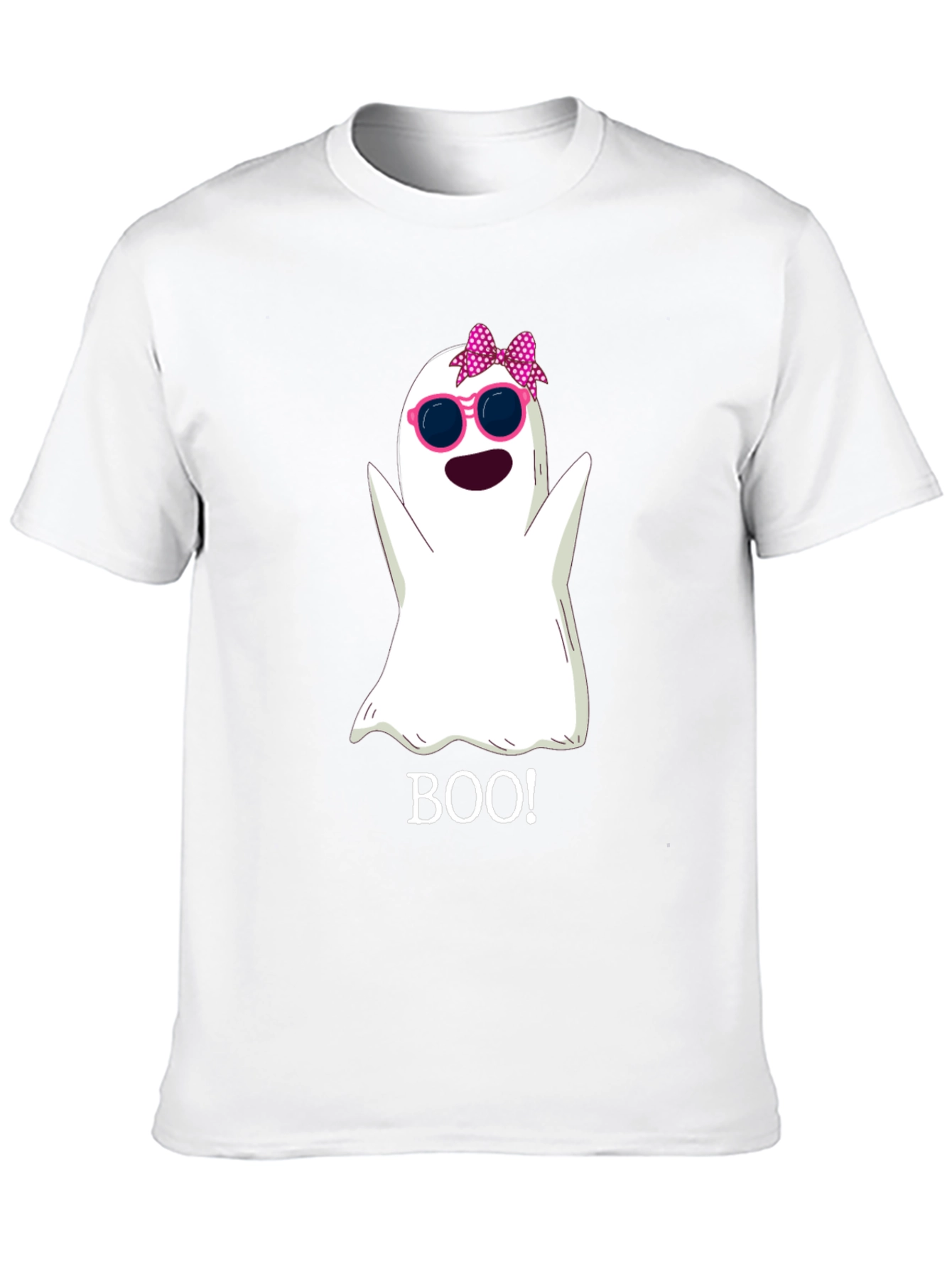 Spooky Cute Ghost Tee - Boo! Halloween Shirt