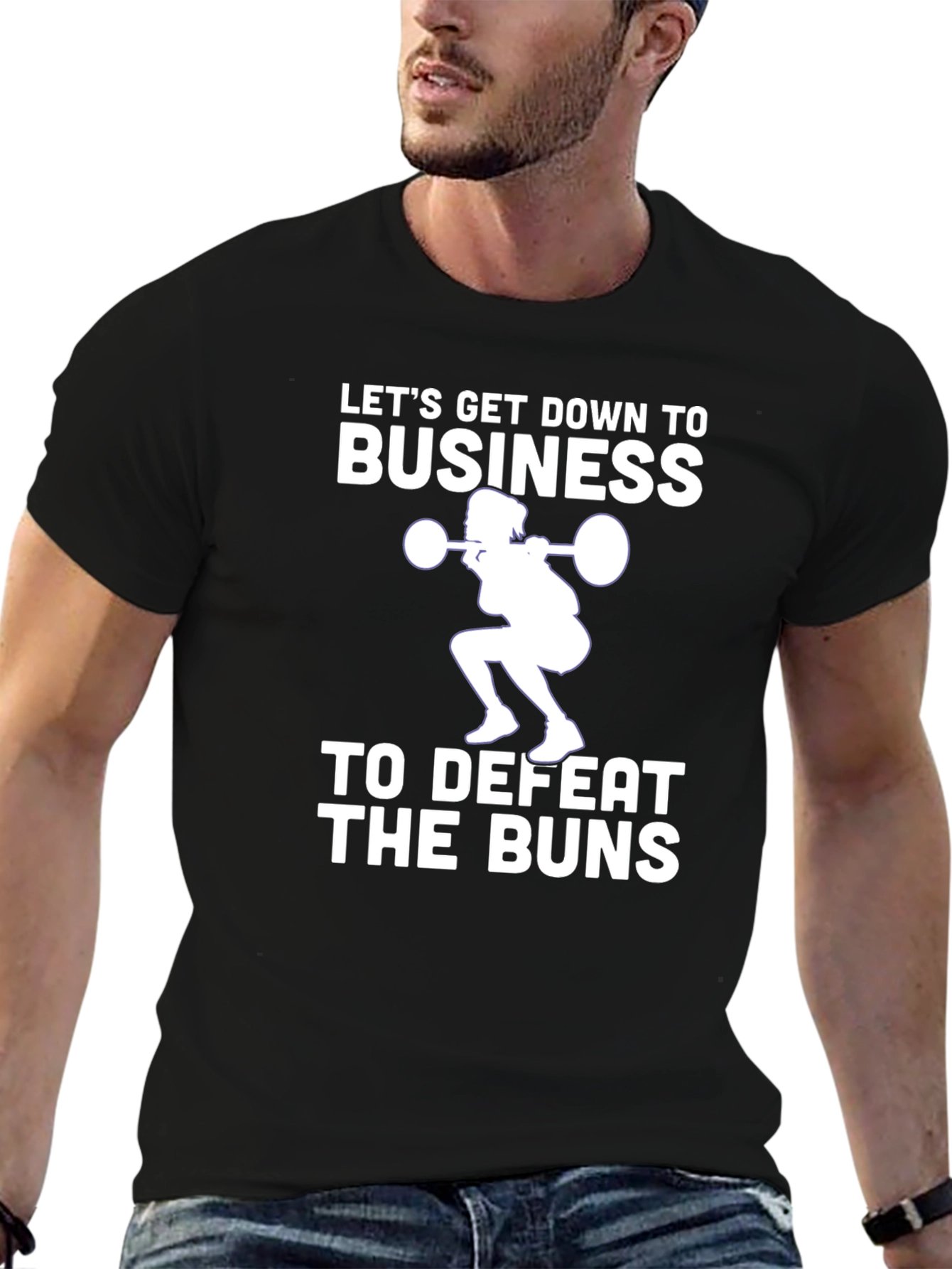 Lets Get Down to Business Workout T-Shirt