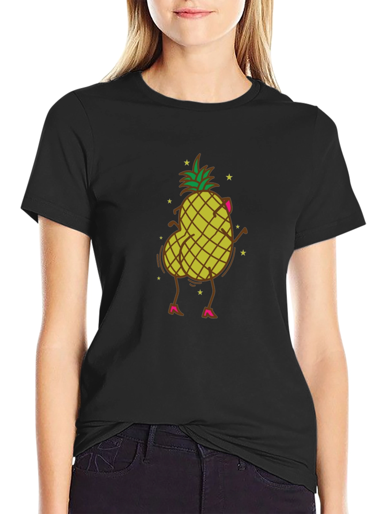 Funny Pineapple T-Shirt - Dance Queen Tee