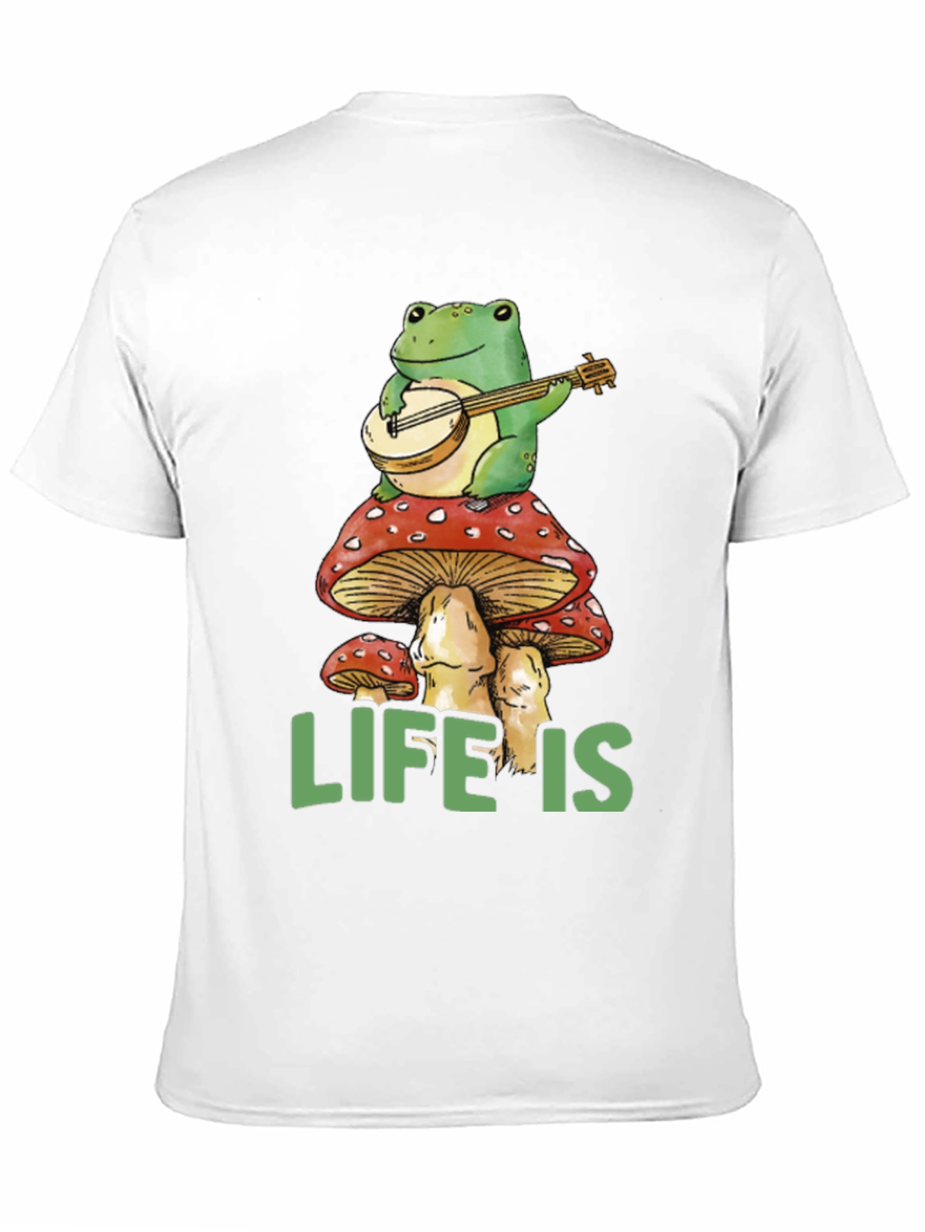 Frog Banjo Mushroom Life T-Shirt