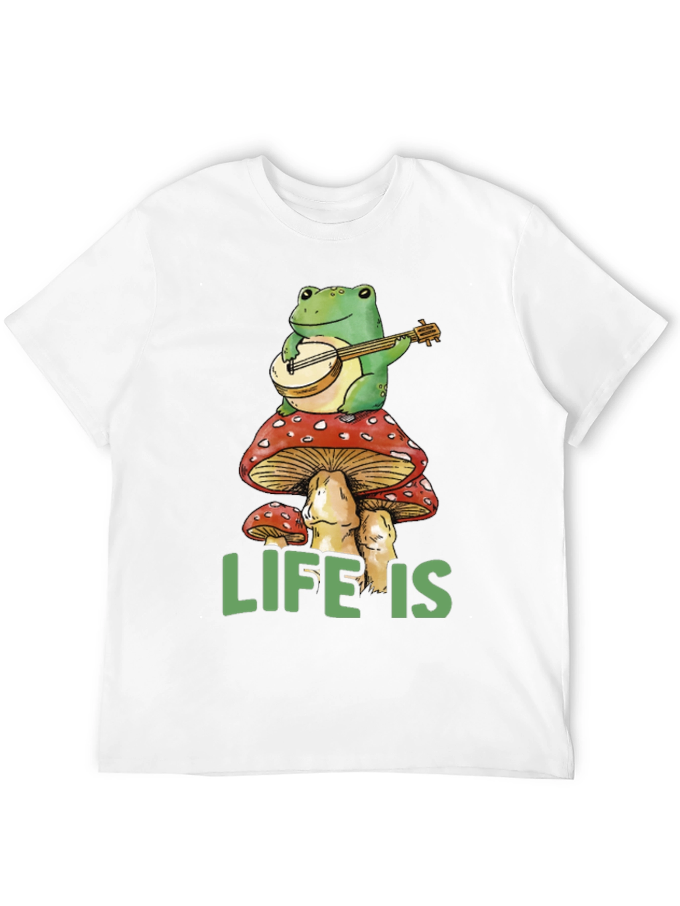 Frog Banjo Mushroom Life T-Shirt