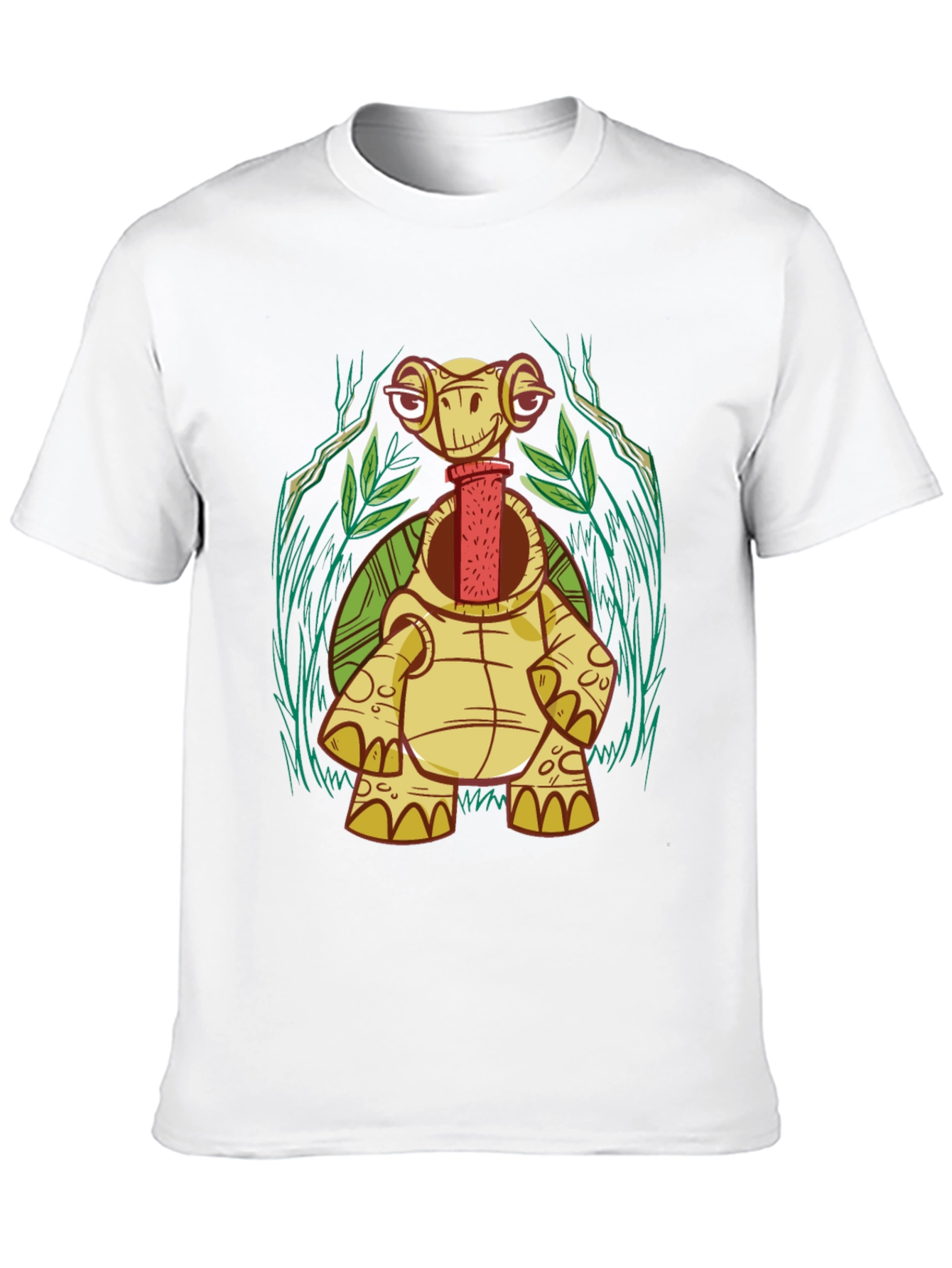 Cartoon Turtle Graphic Tee - Unique Design