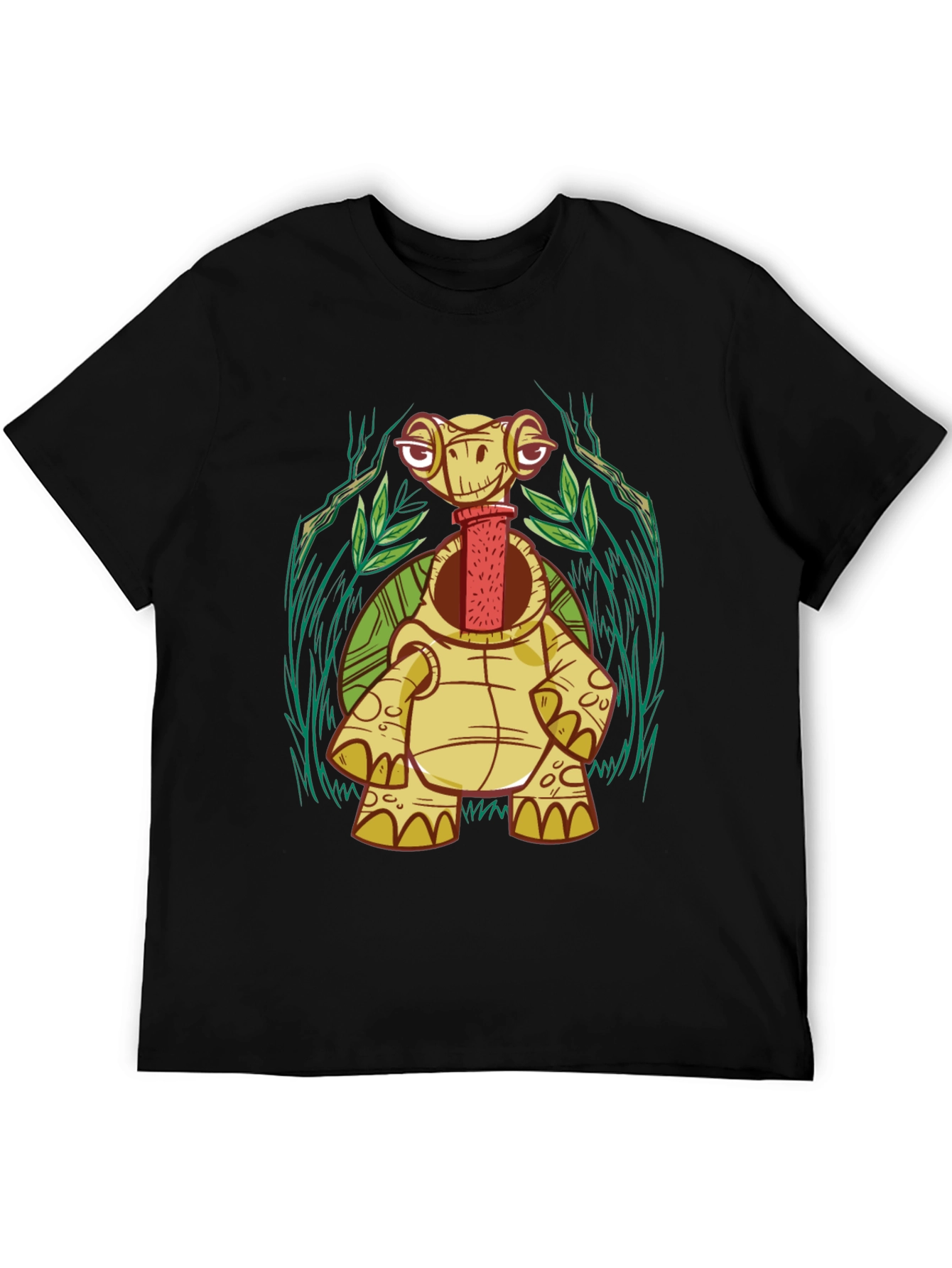 Cartoon Turtle Graphic Tee - Unique Design