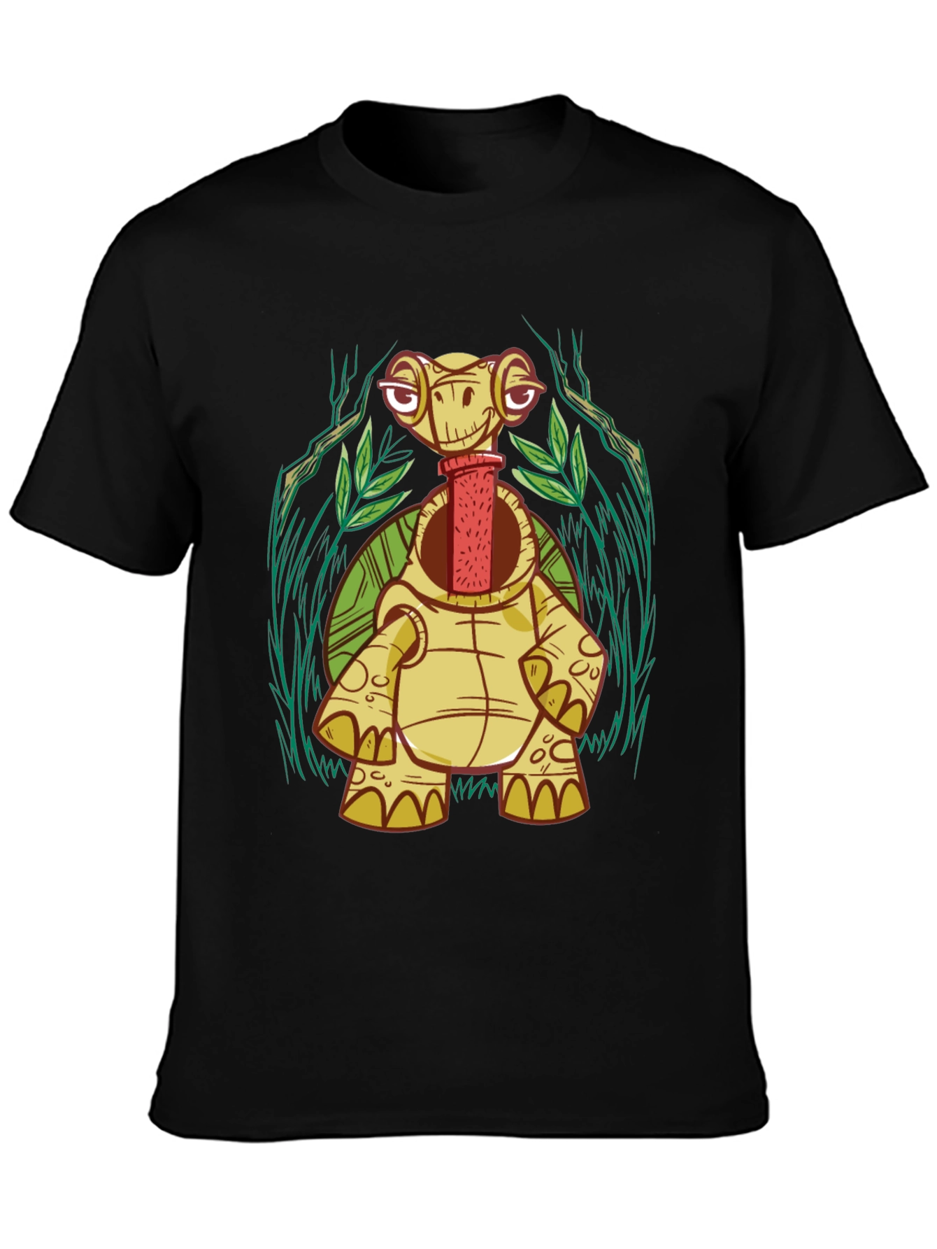 Cartoon Turtle Graphic Tee - Unique Design