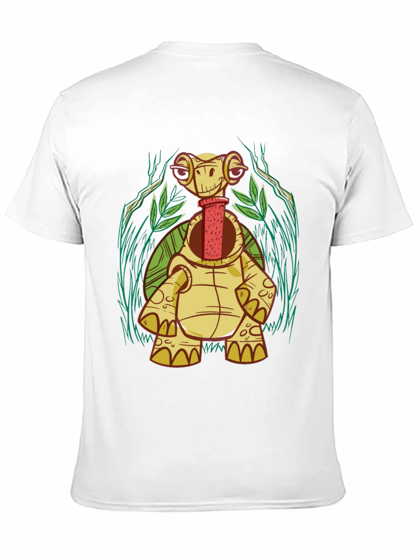 Cartoon Turtle Graphic Tee - Unique Design