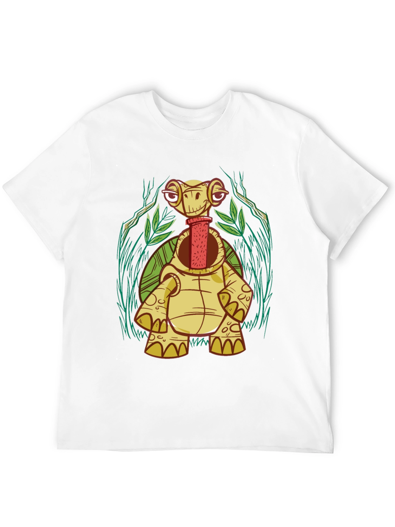 Cartoon Turtle Graphic Tee - Unique Design