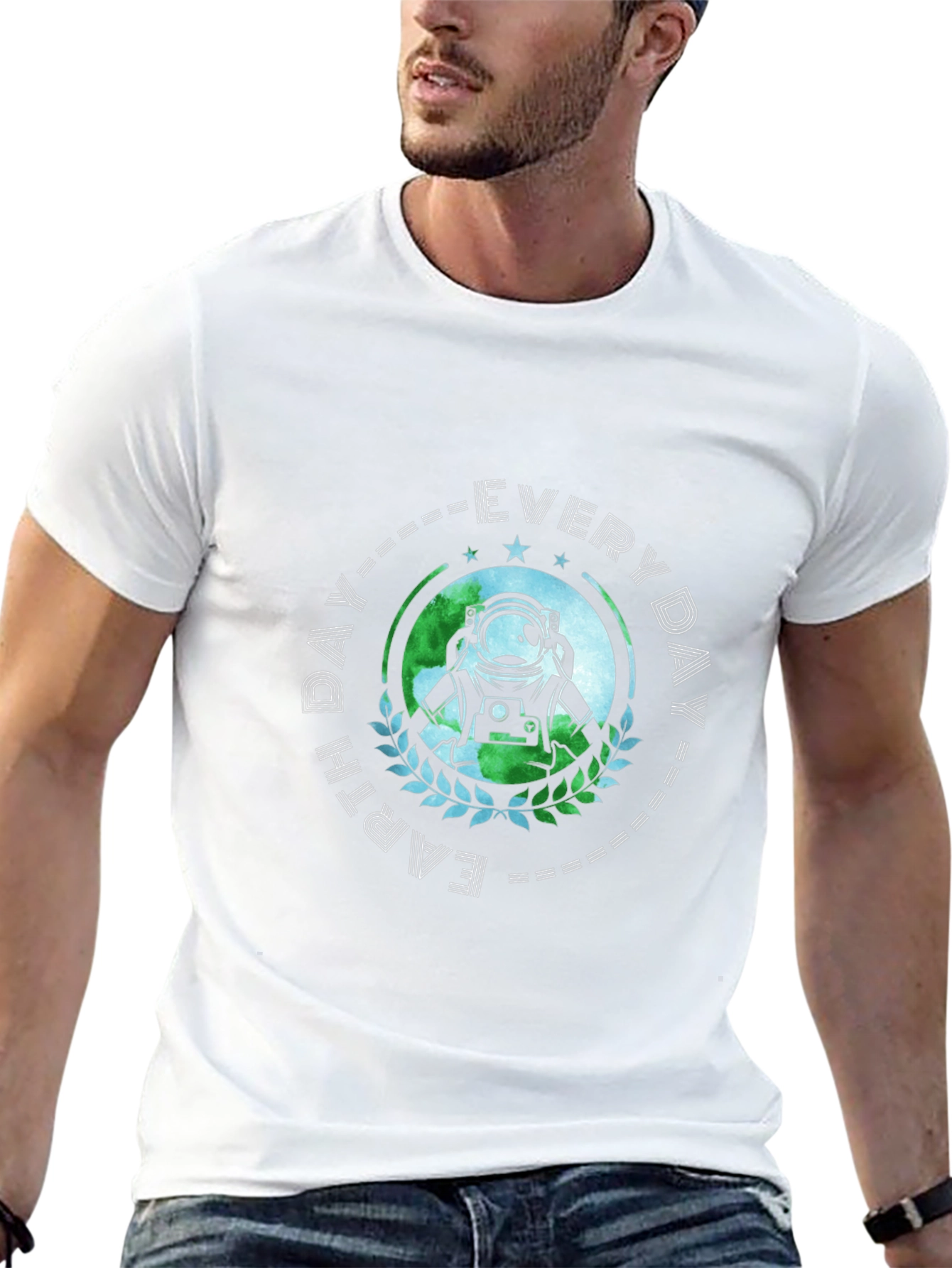 Everyday Earth Day T-Shirt - Astronaut Design