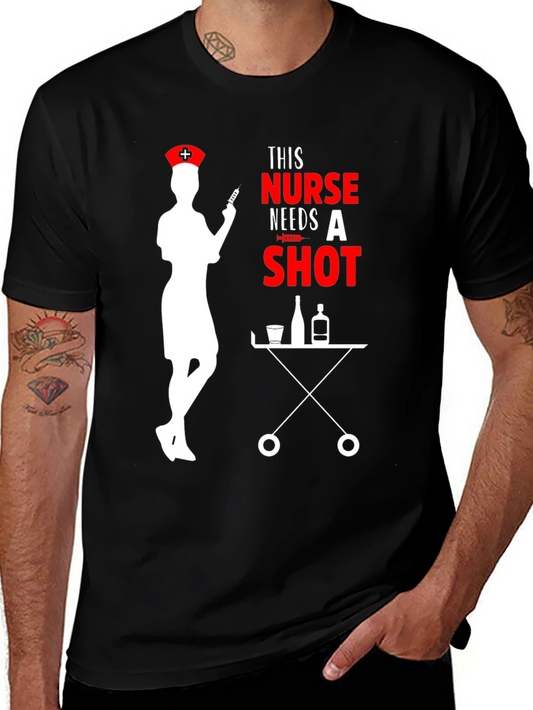 Nurse Needs A Shot Graphic T-Shirt