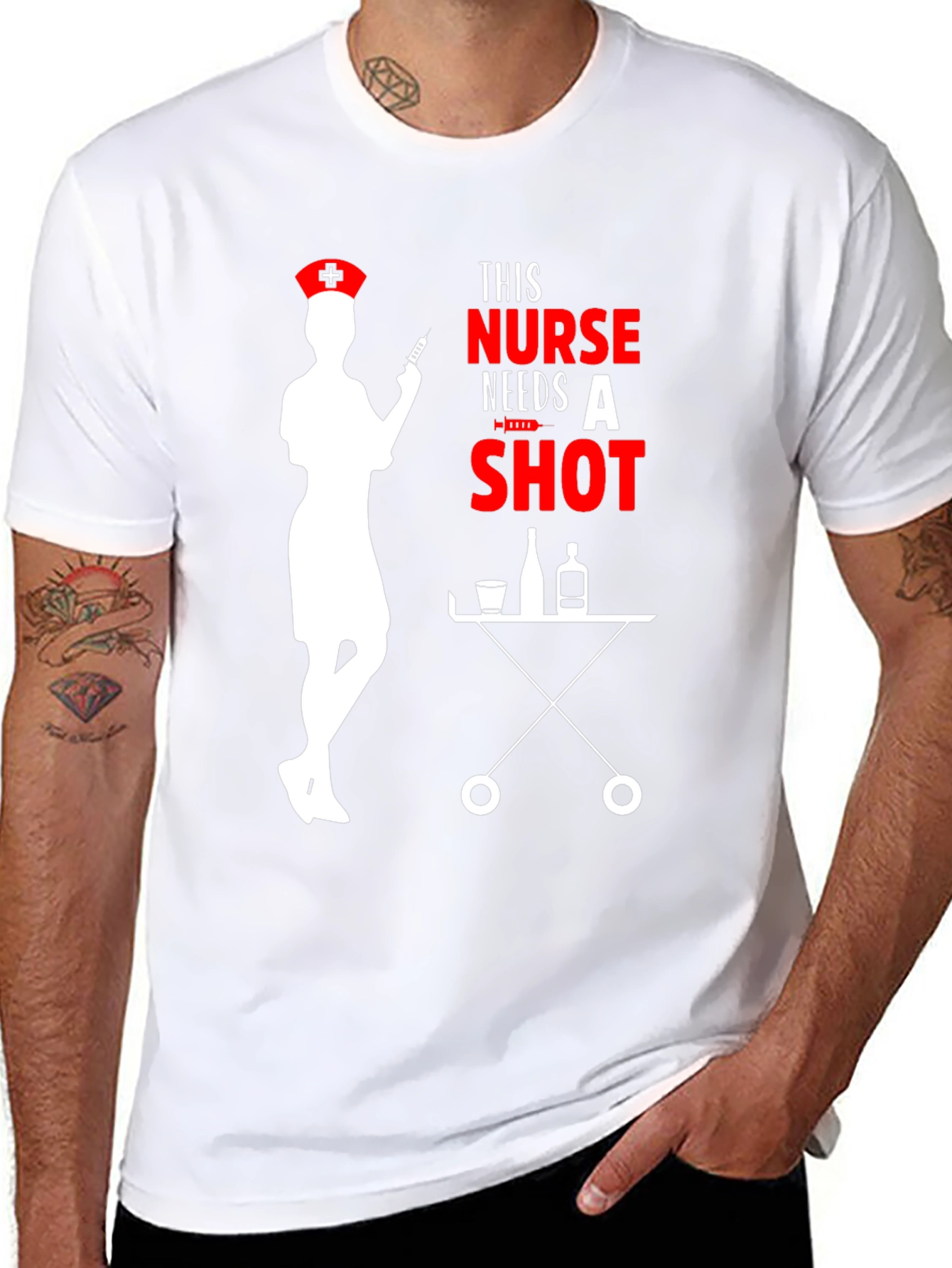Nurse Needs A Shot Graphic T-Shirt