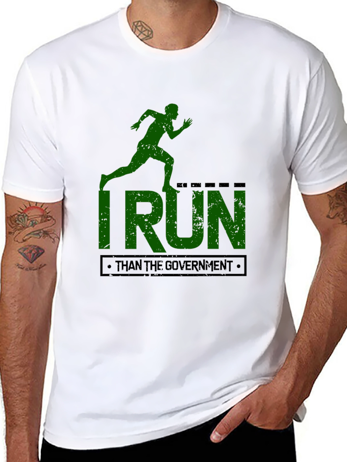 I Run Faster Than The Government T-Shirt