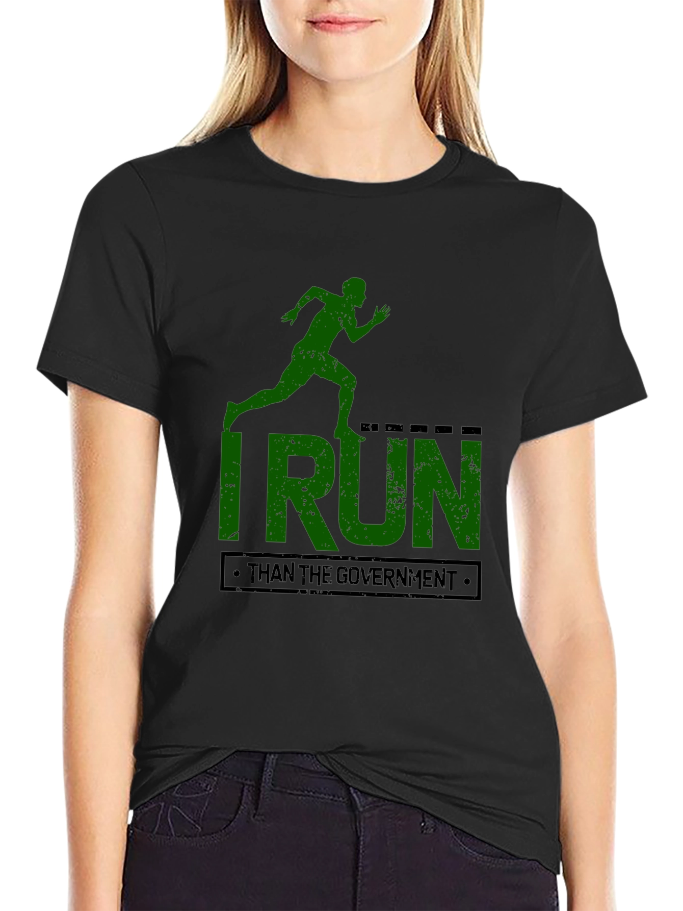 I Run Faster Than The Government T-Shirt