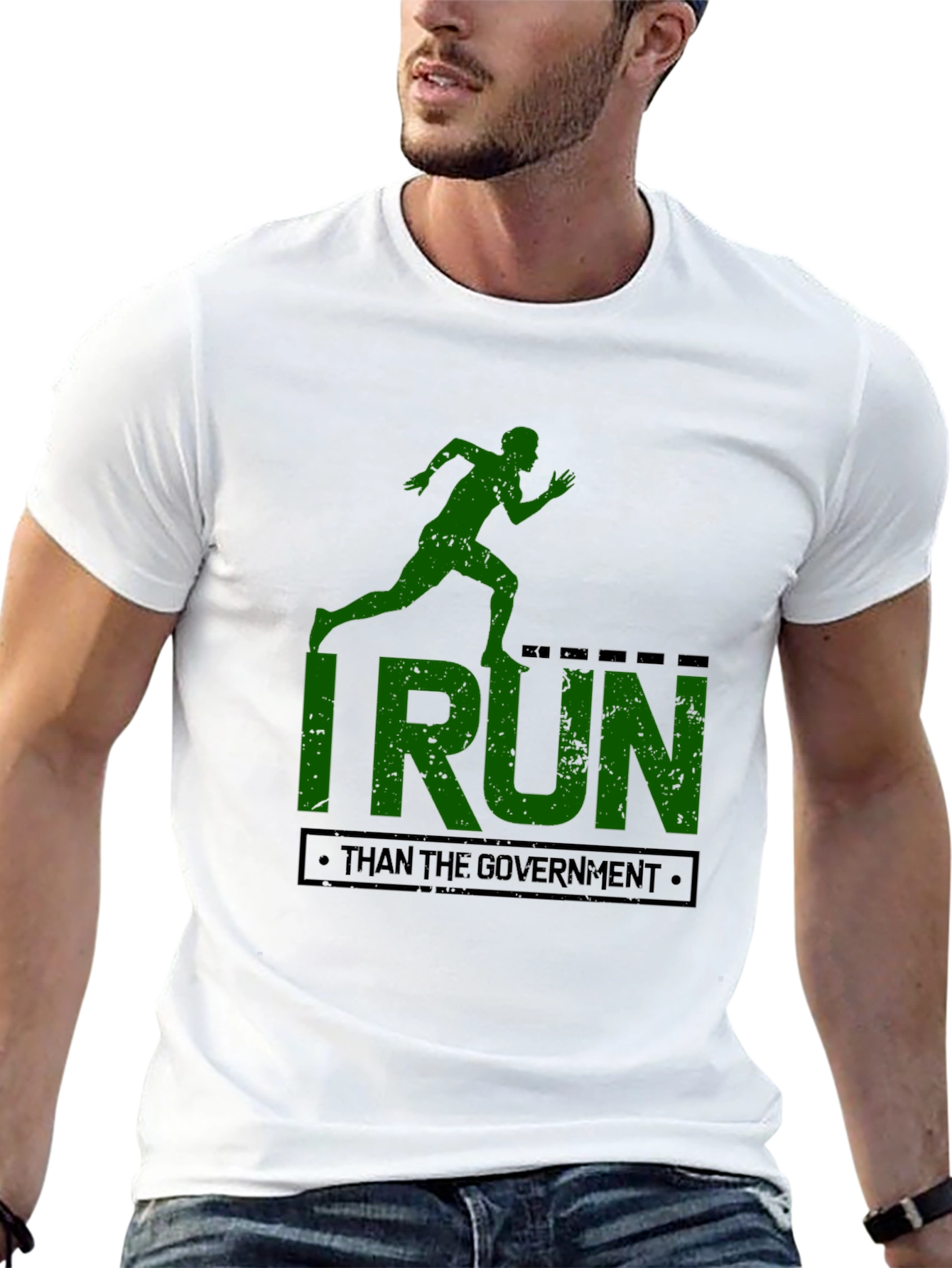 I Run Faster Than The Government T-Shirt