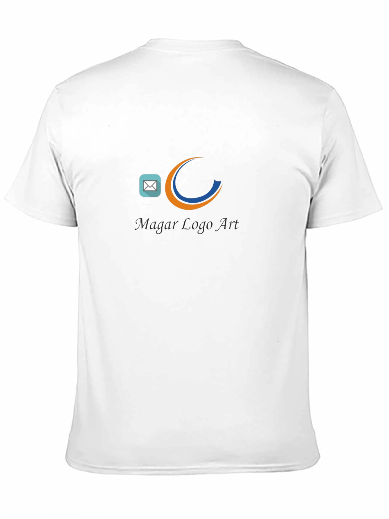 Black Graphic Tee - Magar Logo Art
