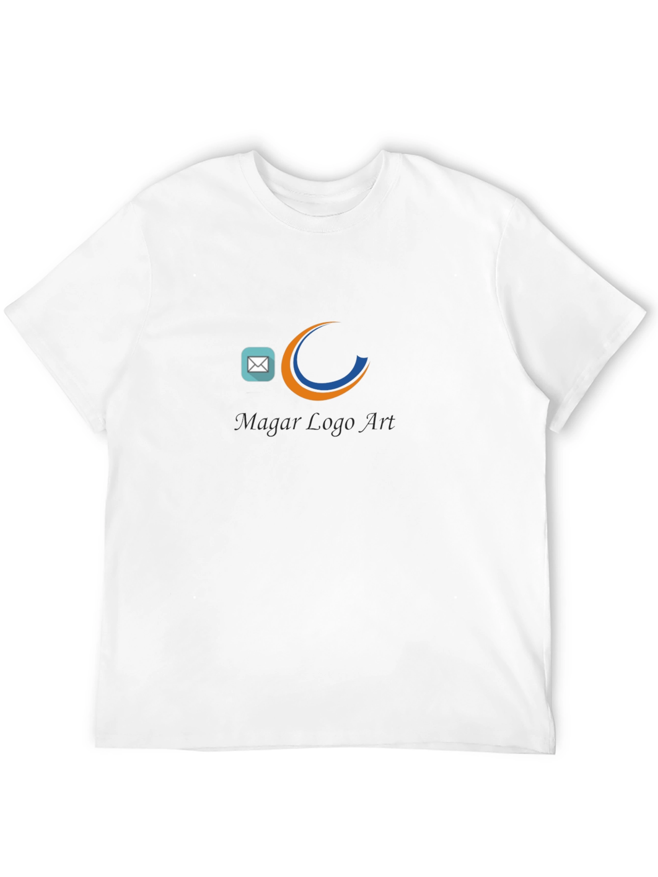 Black Graphic Tee - Magar Logo Art