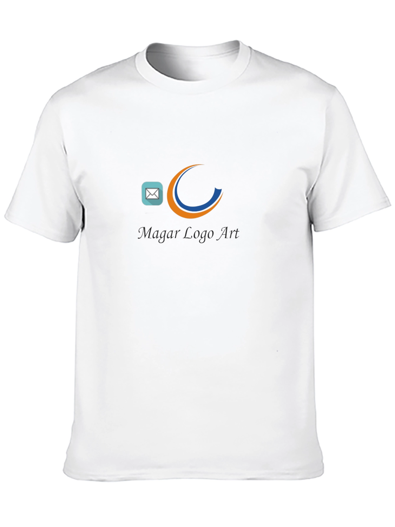 Black Graphic Tee - Magar Logo Art