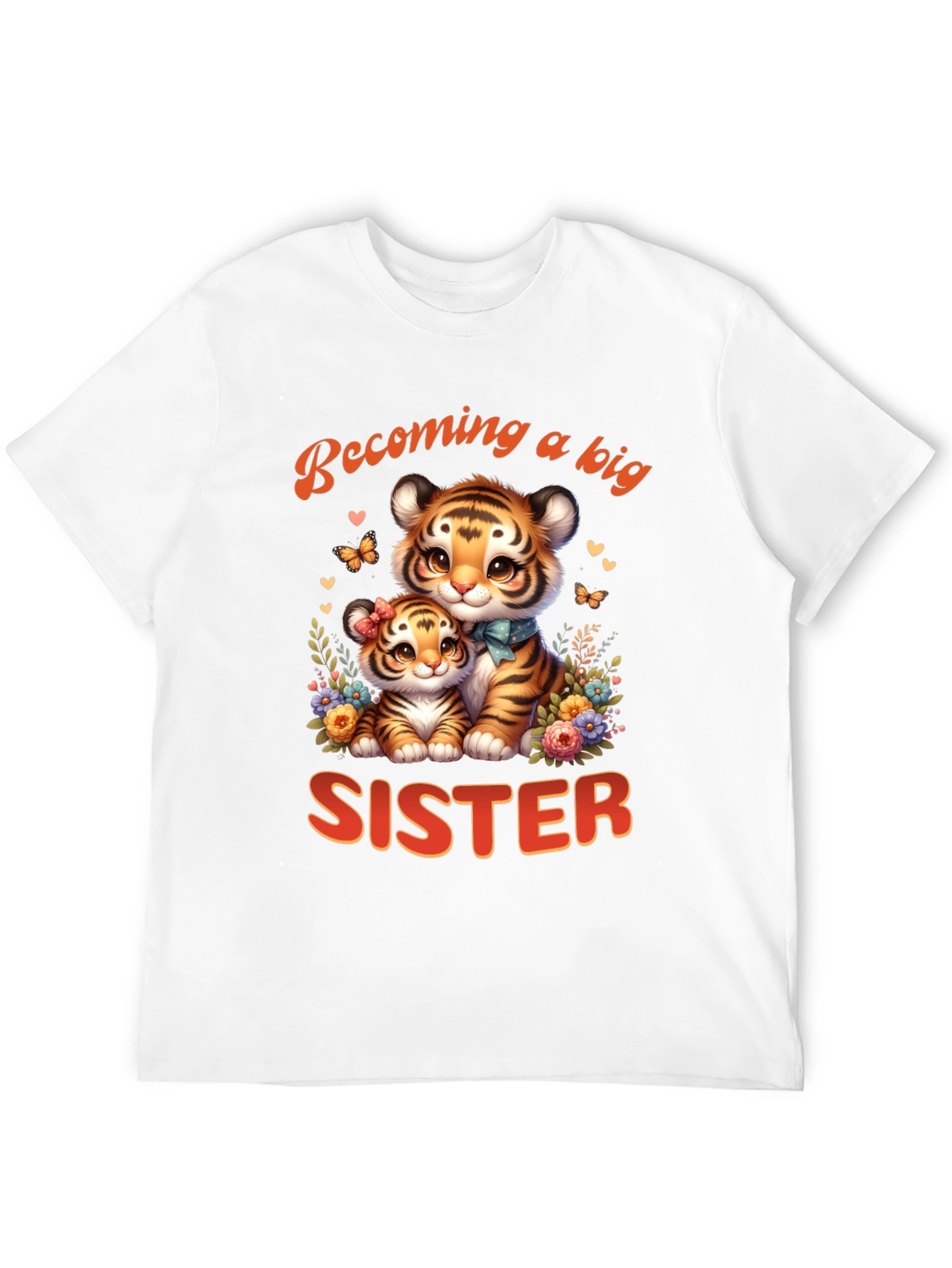 Becoming a Big Sister Tiger Tee