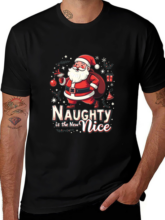 Naughty is the New Nice Santa T-Shirt